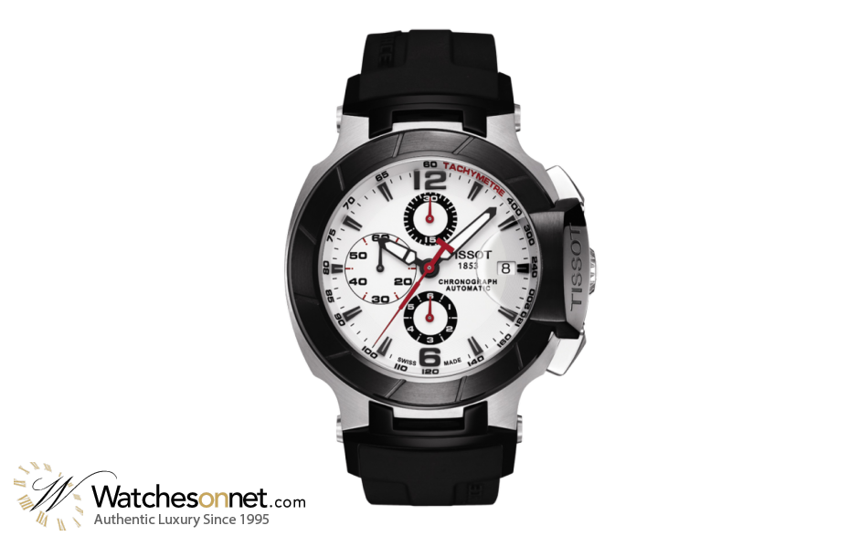Tissot T Race  Chronograph Quartz Men's Watch, Stainless Steel, Silver Dial, T048.427.27.037.00