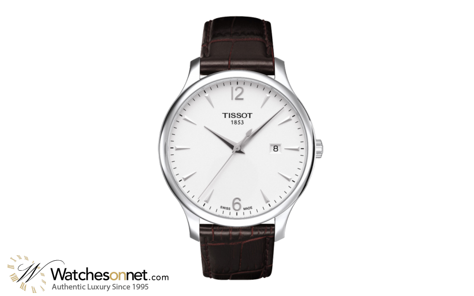 Tissot T-Classic  Quartz Men's Watch, Stainless Steel, White Dial, T063.610.16.037.00