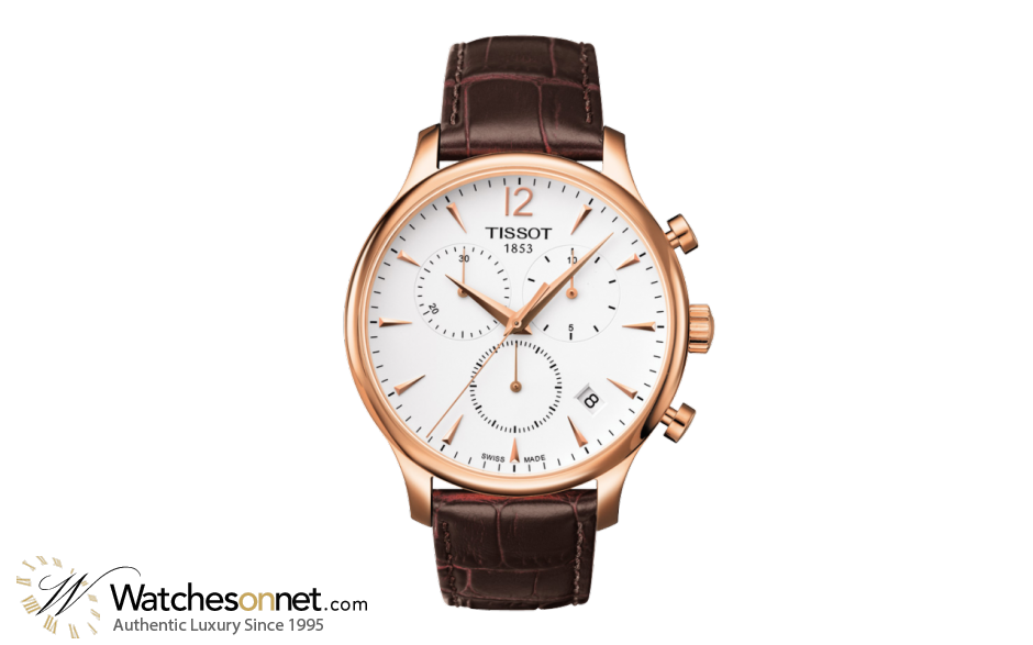 Tissot T-Classic Tradition  Quartz Men's Watch, Stainless Steel, White Dial, T063.617.36.037.00