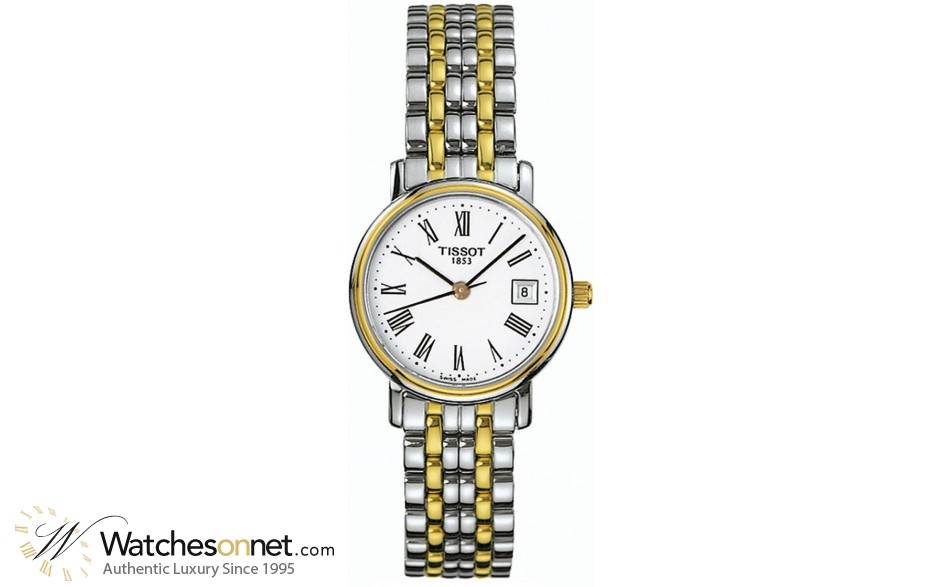 Tissot Desire  Quartz Women's Watch, Stainless Steel, White Dial, T52.2.281.13