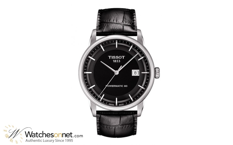 Tissot T-Classic  Automatic Men's Watch, Stainless Steel, Black Dial, T086.407.16.051.00
