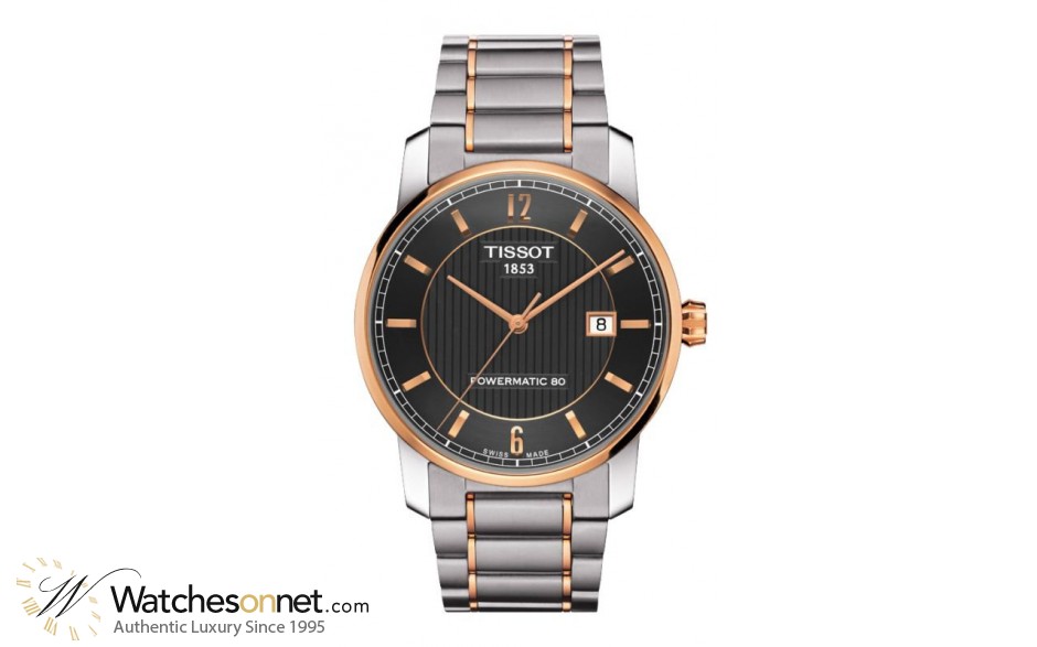 Tissot Titanium  Automatic Men's Watch, Titanium, Anthracite Dial, T087.407.55.067.00