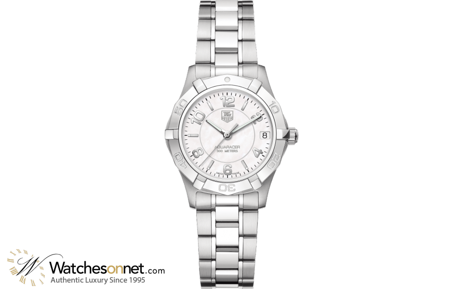 Tag Heuer Aquaracer  Quartz Women's Watch, Stainless Steel, Mother Of Pearl Dial, WAF1311.BA0817