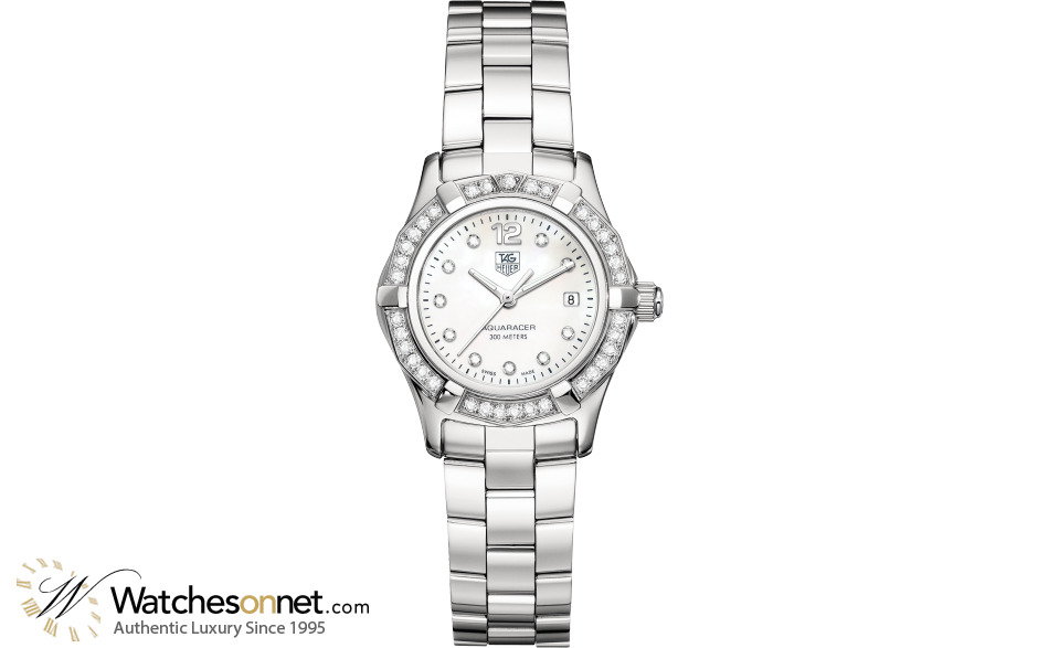 Tag Heuer Aquaracer  Quartz Women's Watch, Stainless Steel, Mother Of Pearl Dial, WAF1416.BA0824