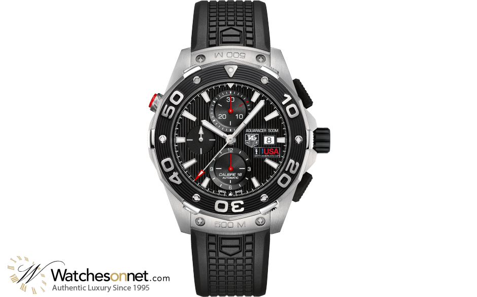 Tag Heuer Aquaracer 500M Limited Edition  Automatic Men's Watch, Stainless Steel, Black Dial, CAJ2111.FT6036