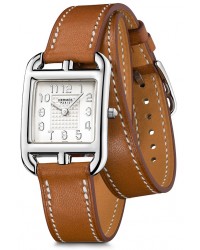 Hermes Cape Cod  Quartz Women's Watch, Stainless Steel, Silver Dial, 040312WW00
