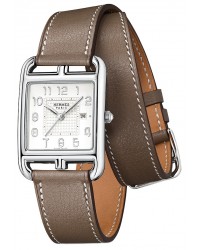 Hermes Cape Cod  Quartz Women's Watch, Stainless Steel, Silver Dial, 040357WW00