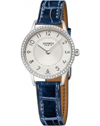 Hermes Slim D'Hermes  Quartz Women's Watch, Stainless Steel, Silver Dial, 041739WW00