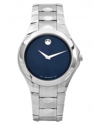 Movado Datron  Quartz Men's Watch, Stainless Steel, Blue Dial, 606380