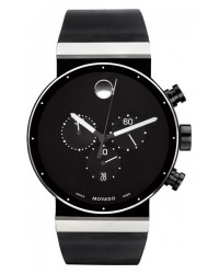 Movado Sportivo  Quartz Men's Watch, PVD, Black Dial, 606501