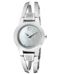 Movado Amorosa  Quartz Women's Watch, Stainless Steel, Mother Of Pearl Dial, 606617
