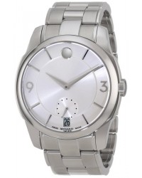 Movado LX  Quartz Men's Watch, Stainless Steel, Silver Dial, 606627