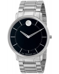 Movado Movado TC  Quartz Men's Watch, Stainless Steel, Black Dial, 606687
