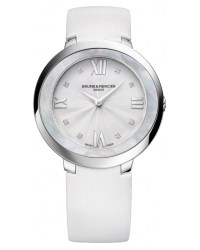 Baume & Mercier Promesse  Quartz Women's Watch, Stainless Steel, Silver & Diamonds Dial, MOA10177