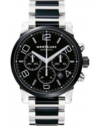 Montblanc Timewalker Ceramic Chronograph Automatic  Chronograph Automatic Men's Watch, Steel & Ceramic, Silver Dial, 103094