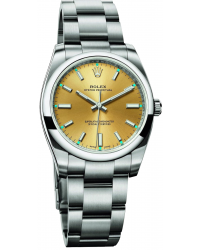 Rolex Oyster Perpetual 34  Automatic Women's Watch, Stainless Steel, Champagne Dial, 114200-CHAMP