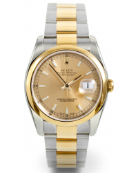 Rolex DateJust 36  Automatic Women's Watch, Steel & 18K Yellow Gold, Champagne Dial, 116203-CHAMP