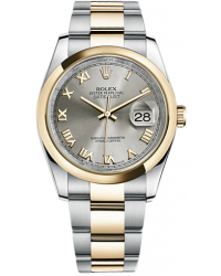 Rolex DateJust 36  Automatic Women's Watch, Steel & 18K Yellow Gold, Silver Dial, 116203-STL