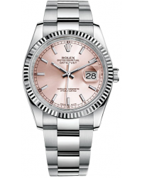 Rolex DateJust 36  Automatic Women's Watch, Steel & 18K White Gold, Pink Dial, 116234-PNK
