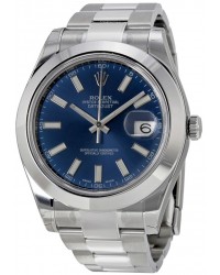 Rolex DateJust ll  Automatic Men's Watch, Stainless Steel, Blue Dial, 116300-BLU