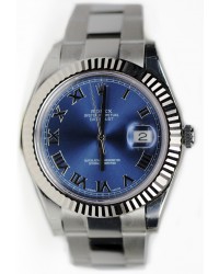 Rolex Datejust II  Automatic Men's Watch, Stainless Steel, Blue Dial, 116334-BLU