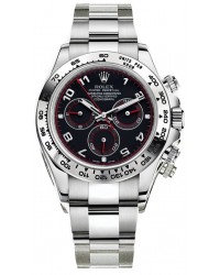 Rolex Daytona  Chronograph Automatic Men's Watch, 18K White Gold, Black Dial, 116509-BLK