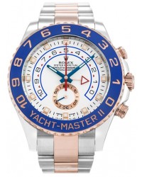 Rolex Yacht Master II  Chronograph Automatic Men's Watch, Stainless Steel, White Dial, 116681