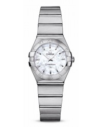 Omega Constellation  Quartz Women's Watch, Stainless Steel, Mother Of Pearl Dial, 123.10.24.60.05.001