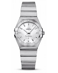 Omega Constellation  Quartz Women's Watch, Stainless Steel, Silver Dial, 123.10.27.60.02.001