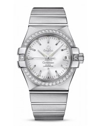 Omega Constellation  Quartz Men's Watch, Stainless Steel, Silver Dial, 123.15.35.20.02.001