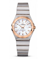 Omega Constellation  Quartz Women's Watch, 18K Rose Gold, Mother Of Pearl Dial, 123.20.27.60.05.001