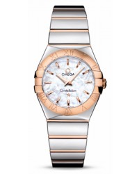 Omega Constellation  Quartz Women's Watch, 18K Rose Gold, Mother Of Pearl Dial, 123.20.27.60.05.003