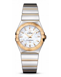 Omega Constellation  Quartz Women's Watch, 18K Yellow Gold, Mother Of Pearl Dial, 123.20.27.60.05.004