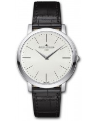 Jaeger Lecoultre Master  Manual Winding Men's Watch, Platinum, Silver Dial, 1296520