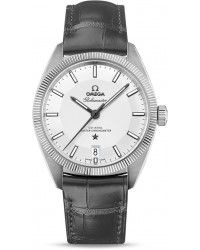 Omega Globemaster  Automatic Men's Watch, Stainless Steel, Silver Dial, 130.33.39.21.02.001