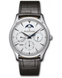 Jaeger Lecoultre Master  Automatic Men's Watch, 18K White Gold, Silver Dial, 1303520