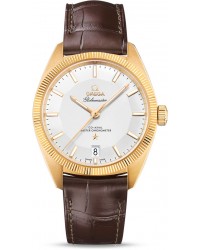 Omega Globemaster  Automatic Men's Watch, 18K Yellow Gold, Silver Dial, 130.53.39.21.02.002