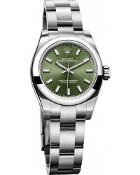 Rolex Oyster Perpetual 26  Automatic Women's Watch, Stainless Steel, Green Dial, 176200-GRN