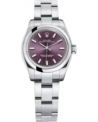 Rolex Oyster Perpetual 26  Automatic Women's Watch, Stainless Steel, Purple Dial, 176200-PRL
