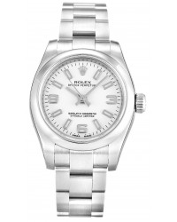 Rolex Oyster Perpetual 26  Automatic Women's Watch, Stainless Steel, White Dial, 176200-WHT