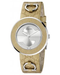 Gucci U-Play  Quartz Women's Watch, Stainless Steel, Silver Dial, YA129408