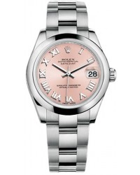 Rolex DateJust Lady 31  Automatic Women's Watch, Stainless Steel, Pink Dial, 178240-PNKRN-OYSTER