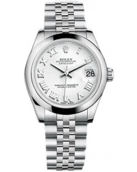 Rolex DateJust Lady 31  Automatic Women's Watch, Stainless Steel, White Dial, 178240-WHTRN-JUBILEE