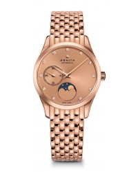 Zenith Heritage  Automatic Women's Watch, 18K Rose Gold, Gold Dial, 18.2310.692/95.M2310