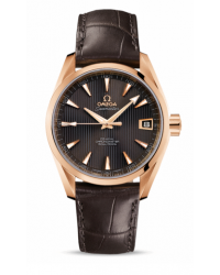 Omega Aqua Terra  Automatic Men's Watch, 18K Rose Gold, Brown Dial, 231.53.39.21.06.001