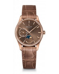 Zenith Heritage  Automatic Women's Watch, 18K Rose Gold, Brown Dial, 22.2310.692/75.C709