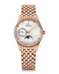 Zenith Heritage  Automatic Women's Watch, 18K Rose Gold, Mother Of Pearl Dial, 22.2310.692/81.M2310