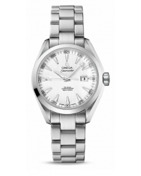 Omega Aqua Terra  Automatic Women's Watch, Stainless Steel, Silver Dial, 231.10.34.20.04.001