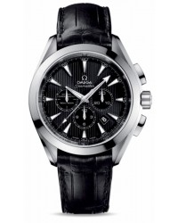 Omega Aqua Terra  Chronograph Automatic Men's Watch, Stainless Steel, Black Dial, 231.13.44.50.01.001