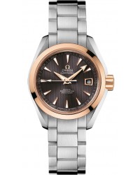Omega Aqua Terra  Automatic Women's Watch, 18K Rose Gold, Grey Dial, 231.20.30.20.06.003
